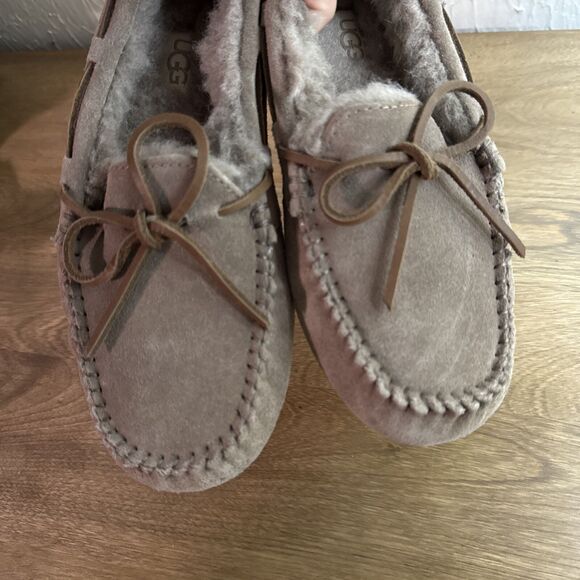 UGG Dakota Caribou Shearling Lined Fur Slipper Moccasin Suede US 5/ EU 36/ UK 3 - Picture 10 of 10